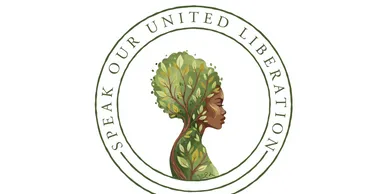 Collaboration-with-SOUL Logo that says Speak Our United Liberation